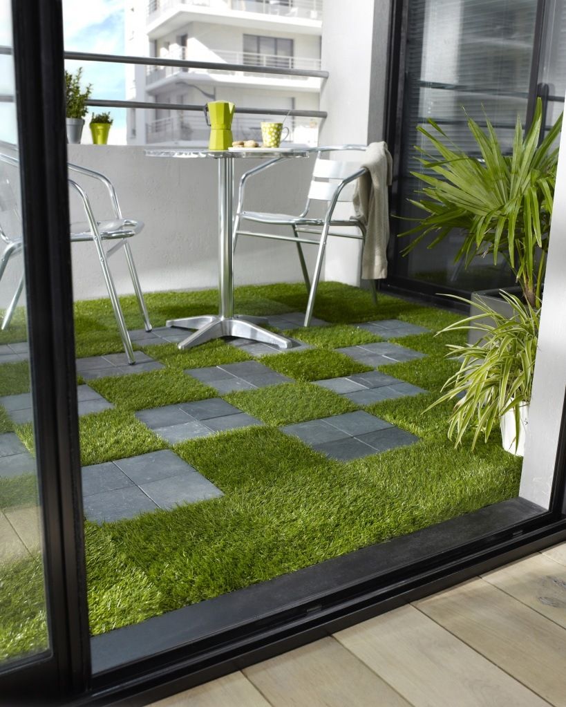 Teras Balkon Suni Çim Halı