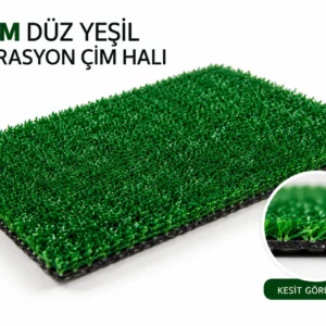 Premium Polietilen Suni Çim Halı – Doğal Görünümlü & UV Dayanımlı (8MM)