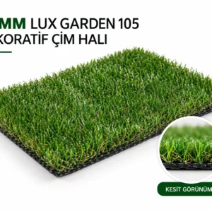 Premium Polietilen Suni Çim Halı – Doğal Görünümlü & UV Dayanımlı (18MM)