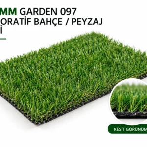 Premium Polietilen Suni Çim Halı – Doğal Görünümlü & UV Dayanımlı (24MM)