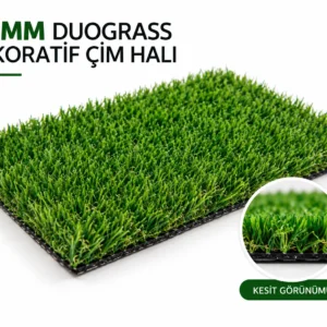 Premium Polietilen Suni Çim Halı – Doğal Görünümlü & UV Dayanımlı (26MM)