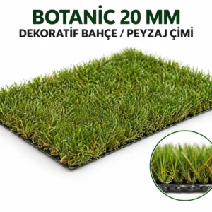 Premium Polietilen Suni Çim Halı – Doğal Görünümlü & UV Dayanımlı (20 MM)