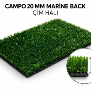 Premium Polietilen Suni Çim Halı – Doğal Görünümlü & UV Dayanımlı (20 MM)